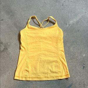 Lululemon Yellow Athletic Top